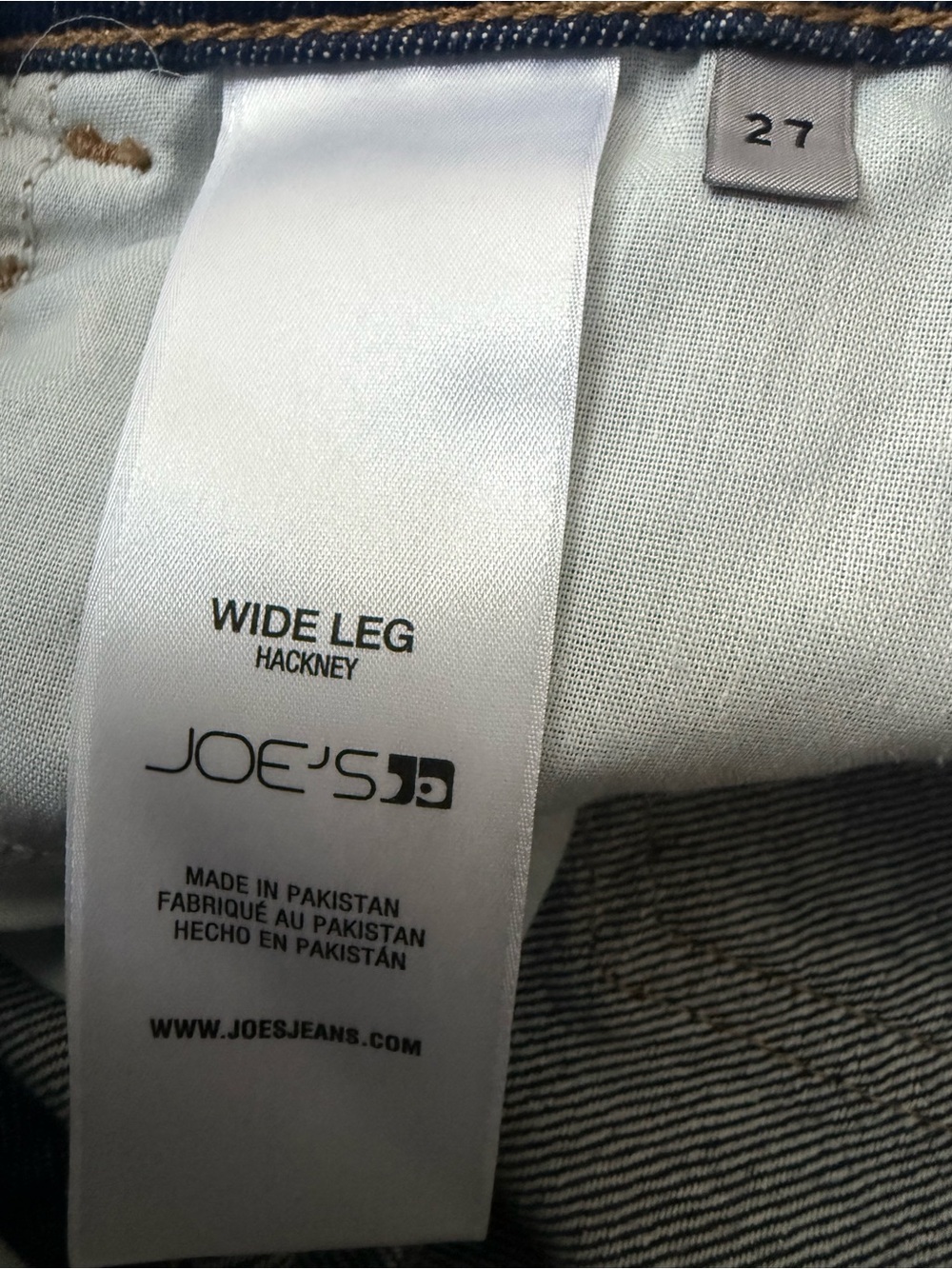 JOES JEANS Hackney Wide Leg Cuff Jeans Size 27 NWT - Picture 7 of 9